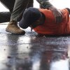 A man will be arrested on Friday, August 15, 2025, Montebello, California, by immigration agents during a car wash.